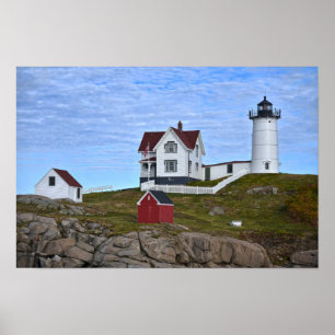 Póster Luz de Nubble, Cape Neddick, Maine