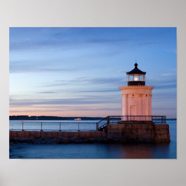 Póster Luz de rompeolas de Portland (luz de fallos) Impre (Frente)