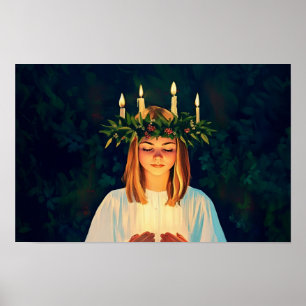 Póster Luz de Santa Lucía