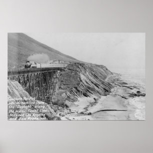 Póster Luz del día pacífica meridional TrainCoast