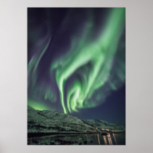 Póster Luz del Norte Noruega