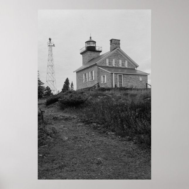 Póster Luz del puerto de cobre (Frente)