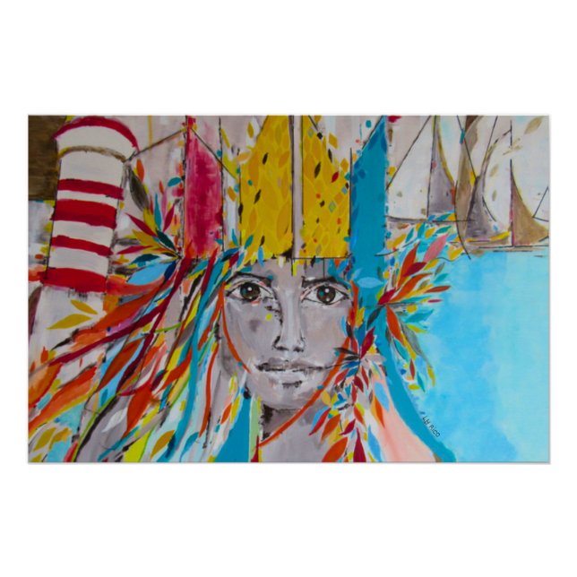 Póster Luz do Guerreiro (Anverso)