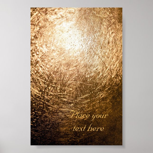 Póster Luz Dorada 001 (Frente)