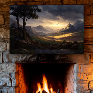 Póster Luz en el Horizonte