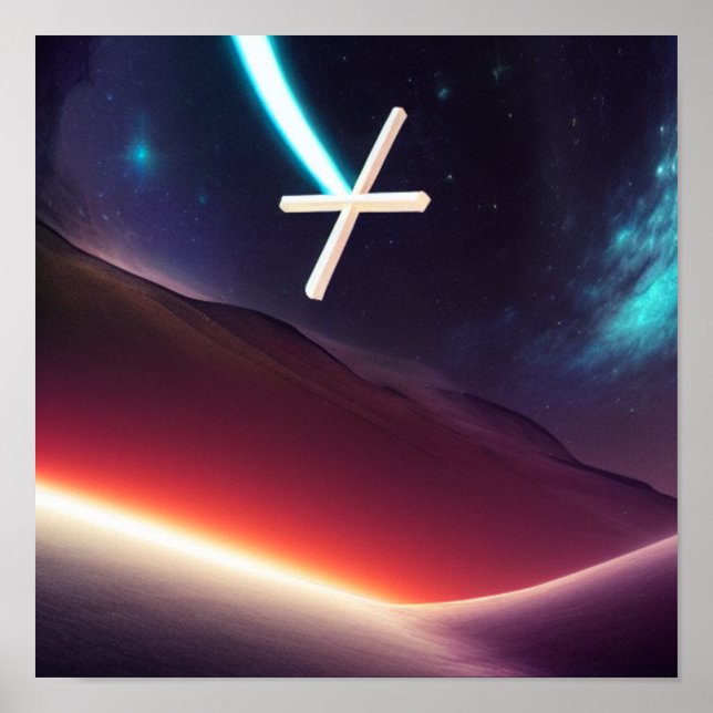 Póster Luz en el Poster de la Naturaleza (Frente)