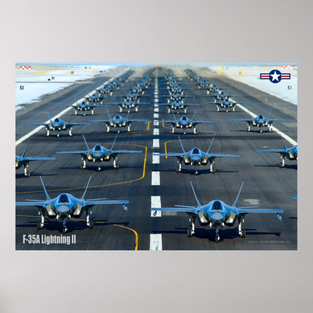 PÓSTER LUZ F-35A II (Frente)