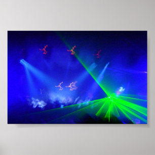 Póster Luz laser de la unidad