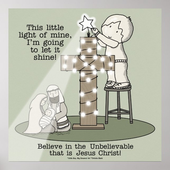 Póster Luz mía (Frente)