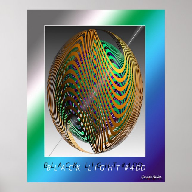 Póster Luz negra #4DD (Frente)