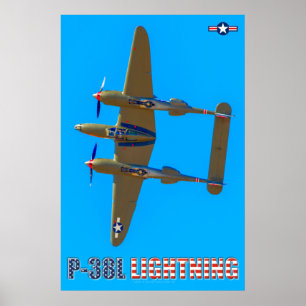 PÓSTER LUZ P-38L