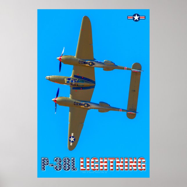 PÓSTER LUZ P-38L (Frente)