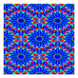 Póster Luz solar azul...