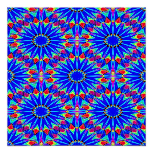 Póster Luz solar azul... (Anverso)