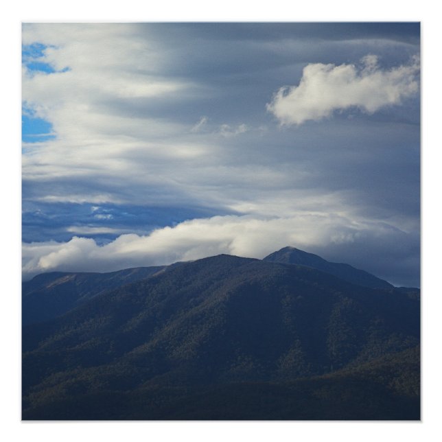 Póster Luz suave sobre el Monte Bogong (Anverso)