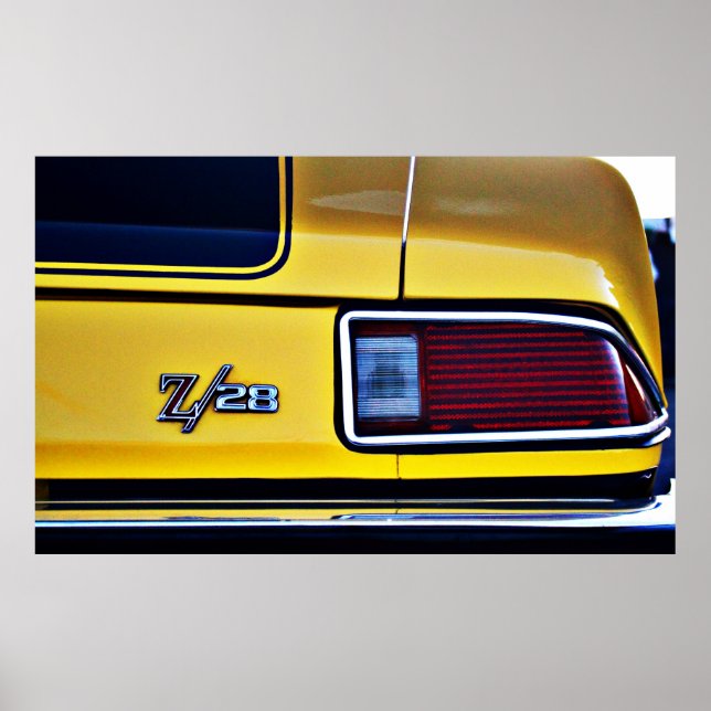 Póster luz trasera de Camaro Z/28 (Frente)