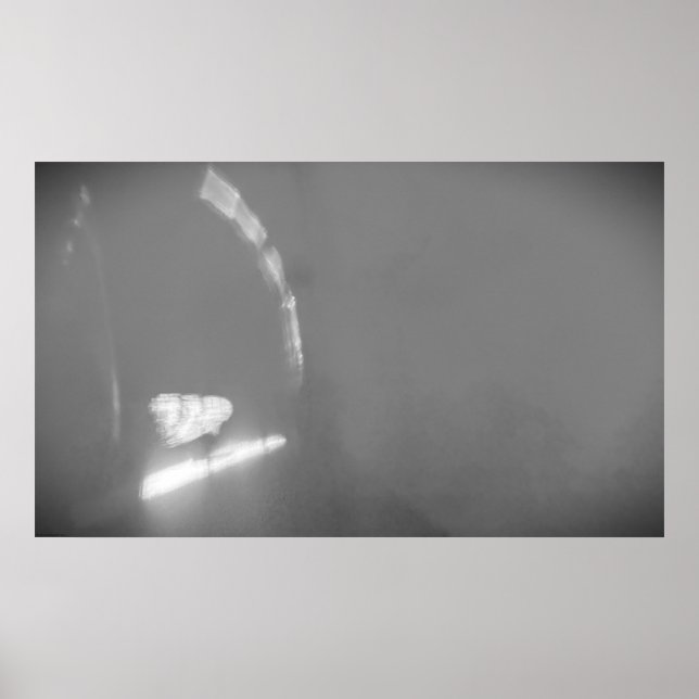 Póster Luz y líneas - noir, (Frente)