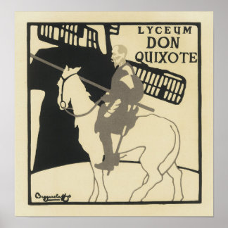 Póster Lyceum Don Quijote, El Personal De Los Mendigos