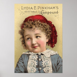 Póster Lydia Pinkhams Vegetable Compound Ad