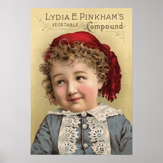 Póster Lydia Pinkhams Vegetable Compound Ad (Frente)
