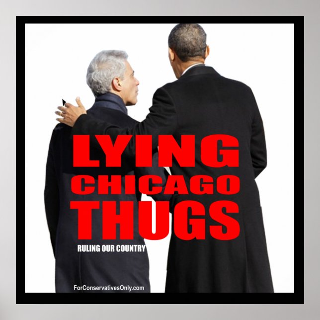Póster Lying Chicago Thugs (Frente)