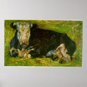 Póster Lying Cow by Vincent van Gogh