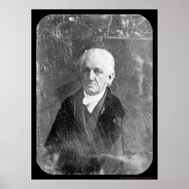 Póster Lyman Beecher Daguerreotype 1847 (Frente)