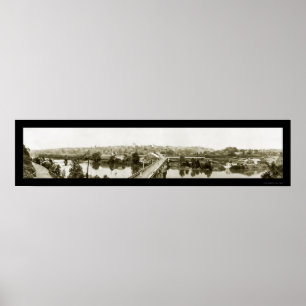 Póster Lynchburg, foto 1919 del viaducto del VA