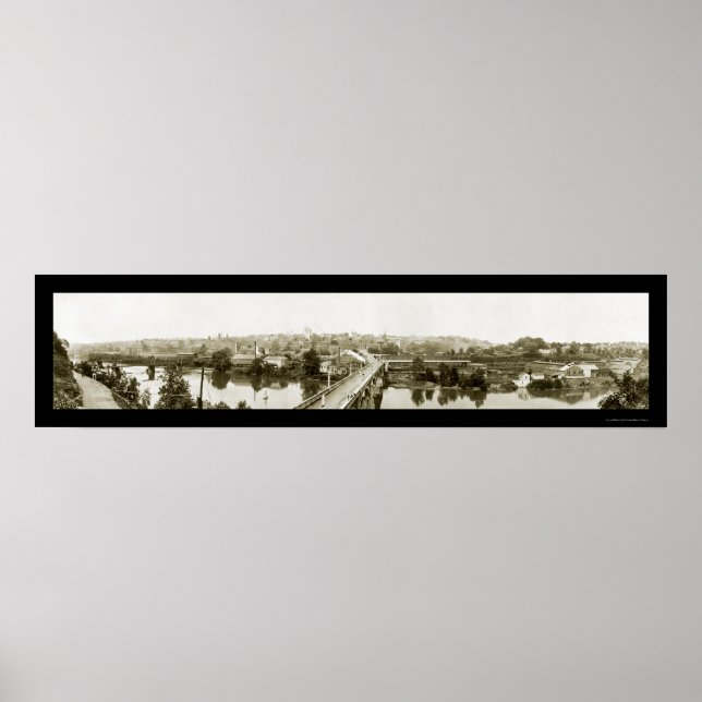 Póster Lynchburg, VA Viaduct Photo 1919 (Frente)