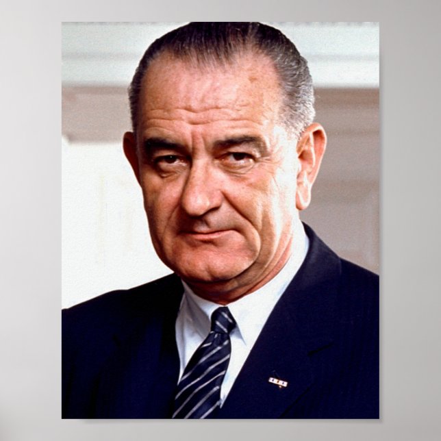 Póster Lyndon B Johnson (Frente)