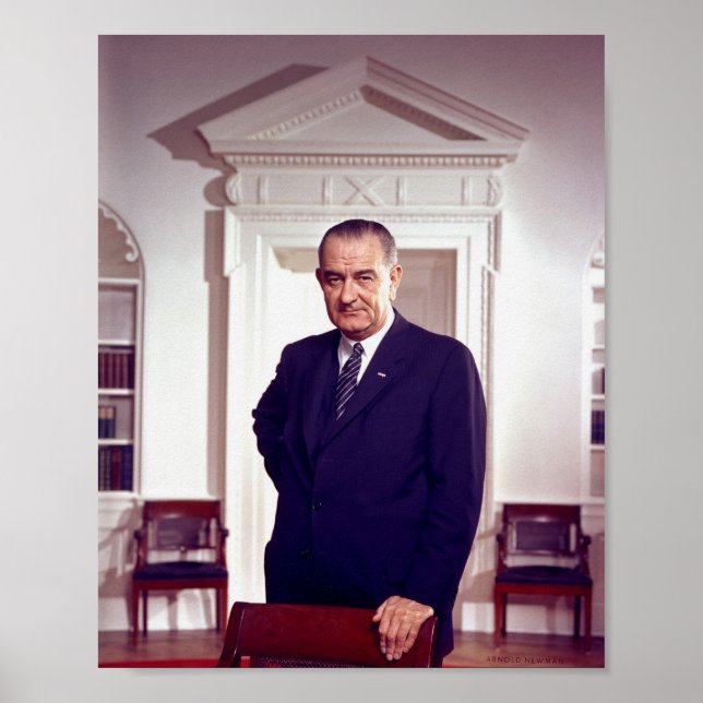 Póster Lyndon B Johnson (Frente)