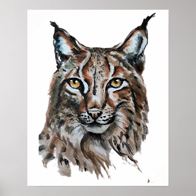 Póster Lynx - Animal de Espíritu, Guía de Joga del Totema (Frente)