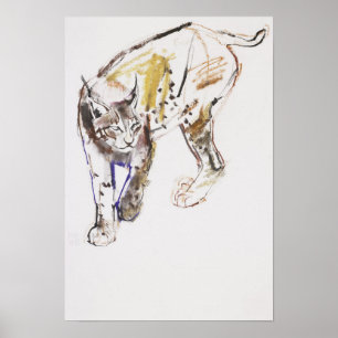 Póster Lynx europeo