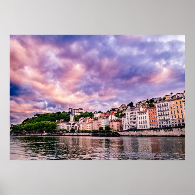 Póster Lyon France (Frente)