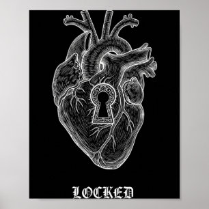 Póster Lyriclyfe-camisa de manga larga-achy Breaky Heart-
