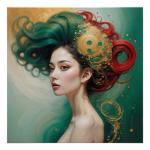 Póster "Lyrielle" - La emperatriz del Oro Verde