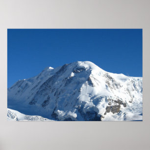 Póster Lyskamm, Alpes suizos