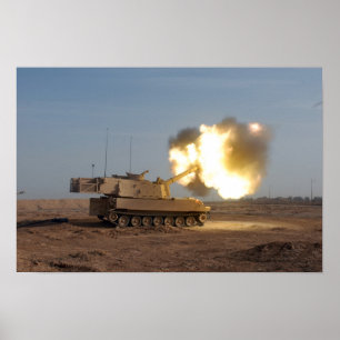 Póster M109A6 Howitzer