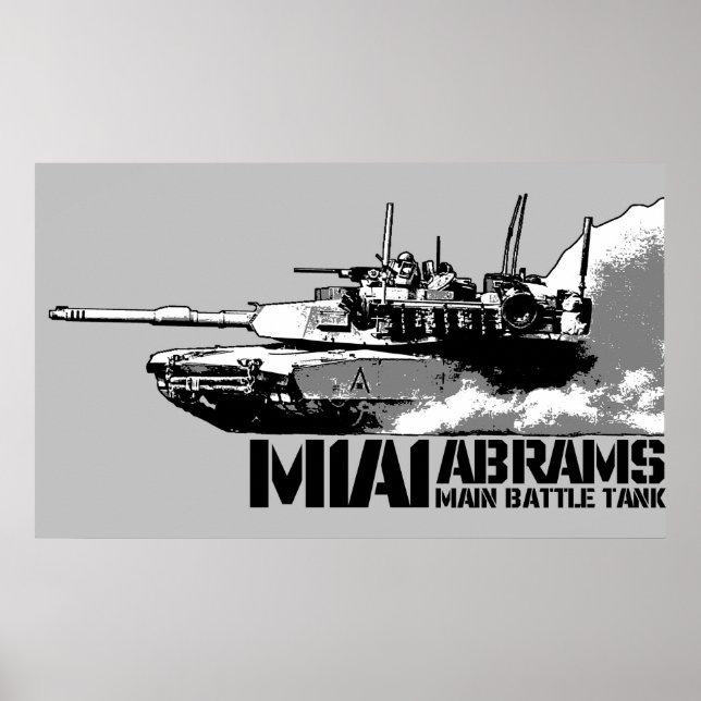 Póster M1 Abrams (Frente)