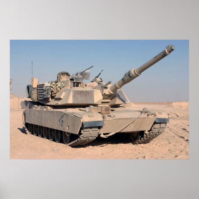 Póster M1A1 Abrams (Frente)