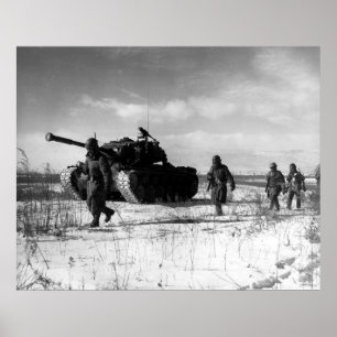 Póster M26 on the Chosin Peninsula