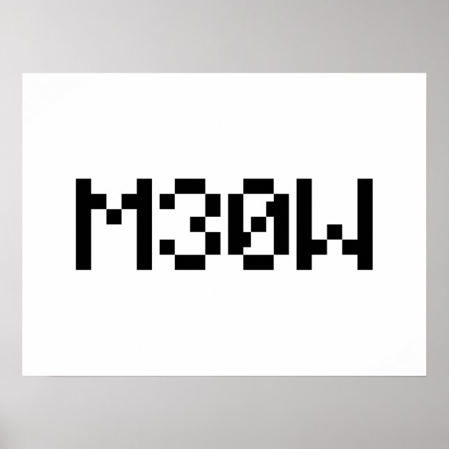 Póster M30W [Sonidos animales de la lengua materna] (Frente)