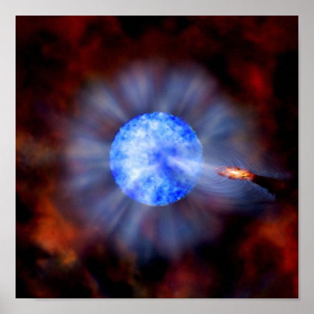 Póster M33 Agujero negro en el espacio (Frente)