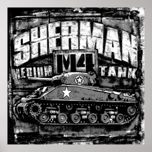 Póster M4 Sherman