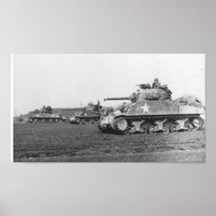 Póster M4 Shermans