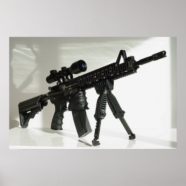 Póster M4 sobre Bipod (Frente)