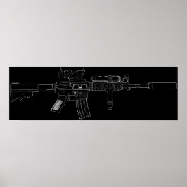 Póster M4 SOPMOD Black