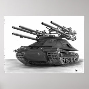 Póster M50 Imagen del tanque Ontos