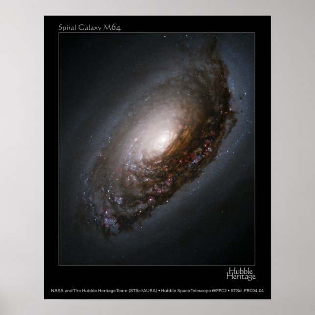 Póster M65 ‘Galaxia de ojos negros’ (Frente)