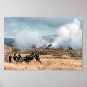 Póster M777 Howizter de 155 mm